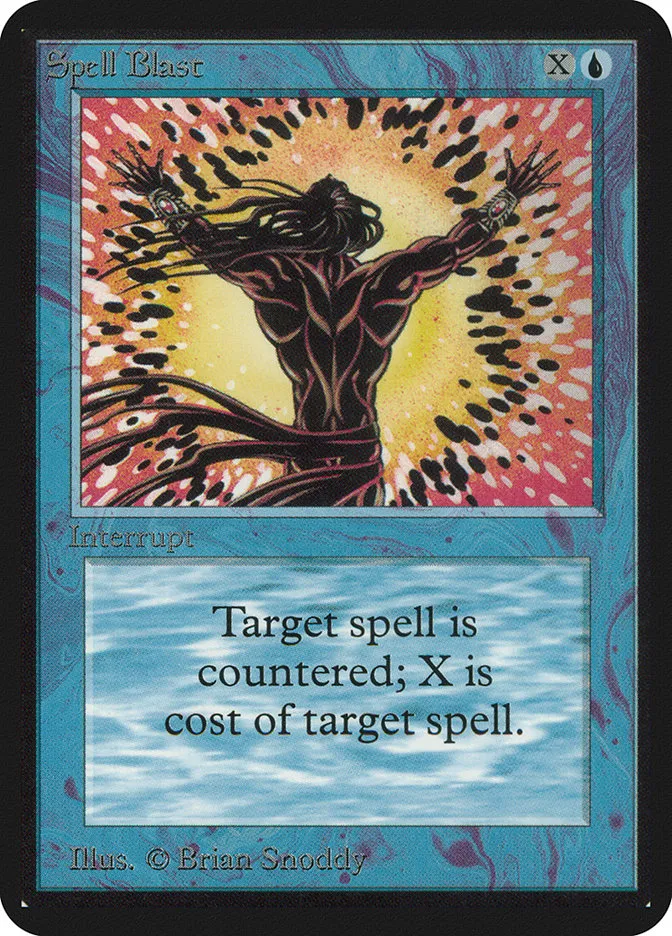 1993 Limited Edition Alpha Spell Blast common #79 common card image