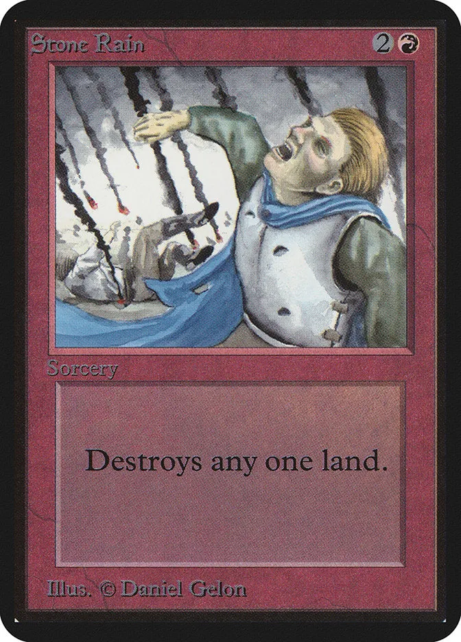 1993 Limited Edition Alpha Stone Rain common #177 common card image