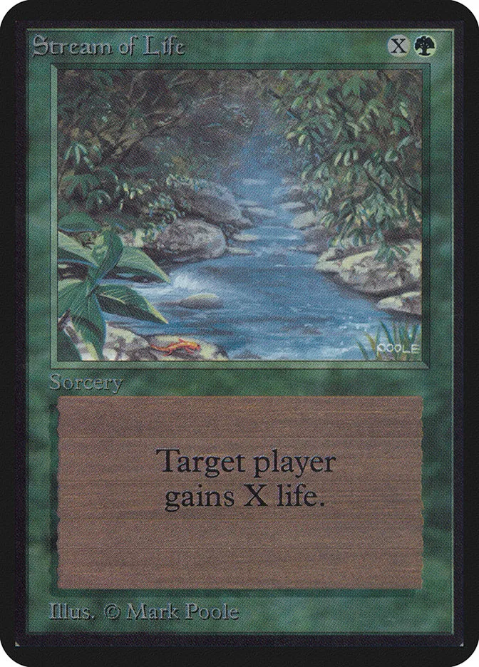 1993 Limited Edition Alpha Stream of Life #217 common card image