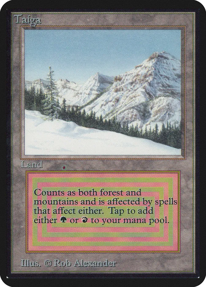 1993 Limited Edition Alpha Taiga rare #282 rare card image