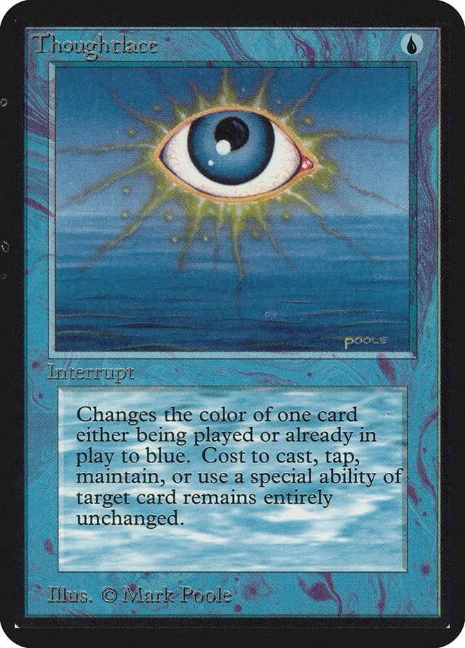 1993 Limited Edition Alpha Thoughtlace rare #82 rare card image