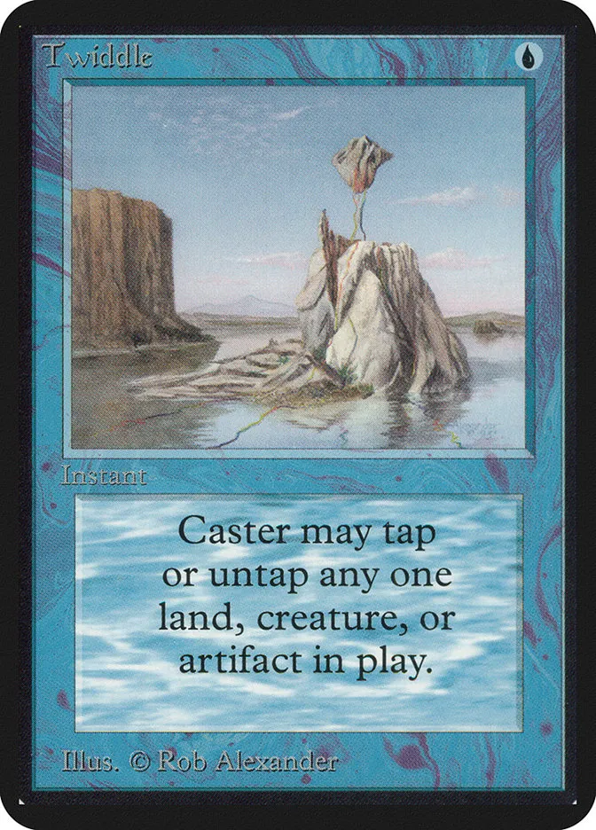 1993 Limited Edition Alpha Twiddle common #85 common card image