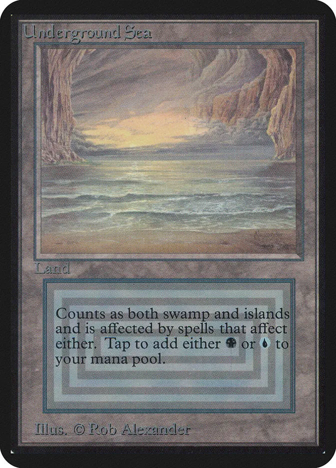 1993 Limited Edition Alpha Underground Sea rare #285 rare card image
