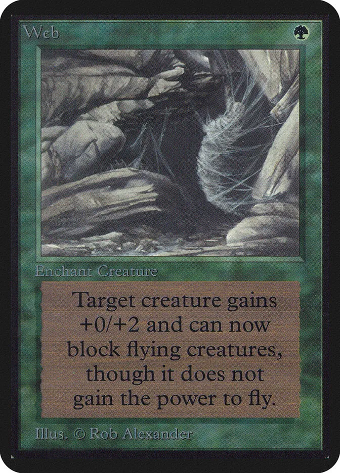 1993 Limited Edition Alpha Web #228 rare card image