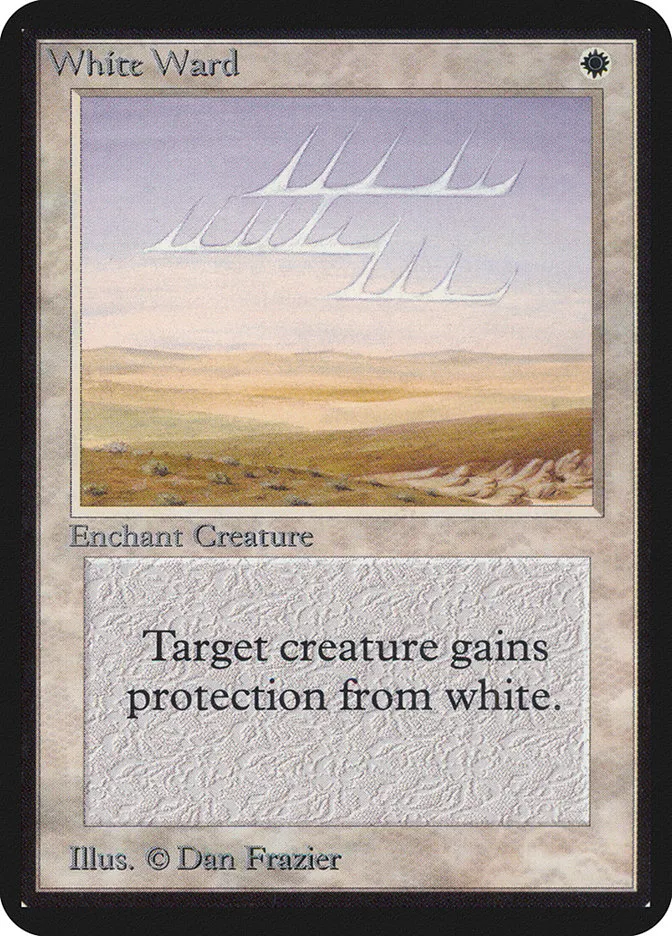 1993 Limited Edition Alpha White Ward uncommon #44 uncommon card image