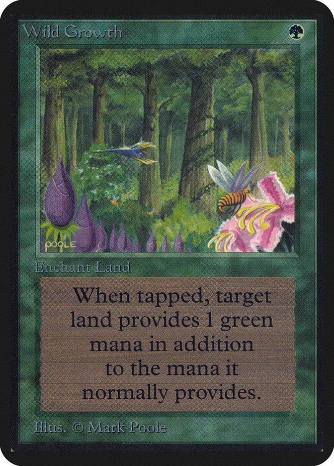 1993 Limited Edition Alpha Wild Growth common #229 common card image