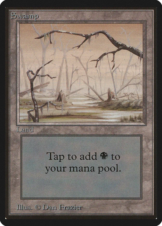 1993 Limited Edition Beta Swamp common #295 common card image