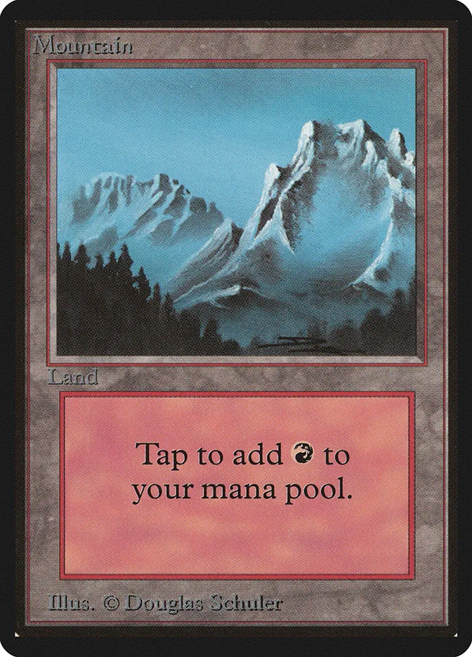 1993 Limited Edition Beta Mountain common #298 common card image