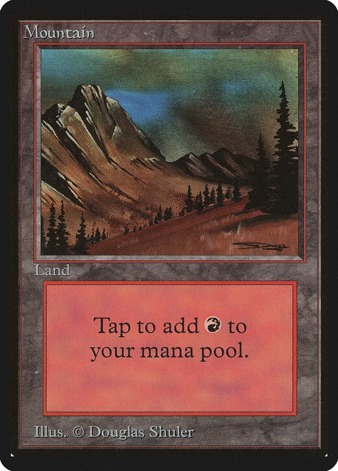 1993 Limited Edition Beta Mountain common #299 common card image