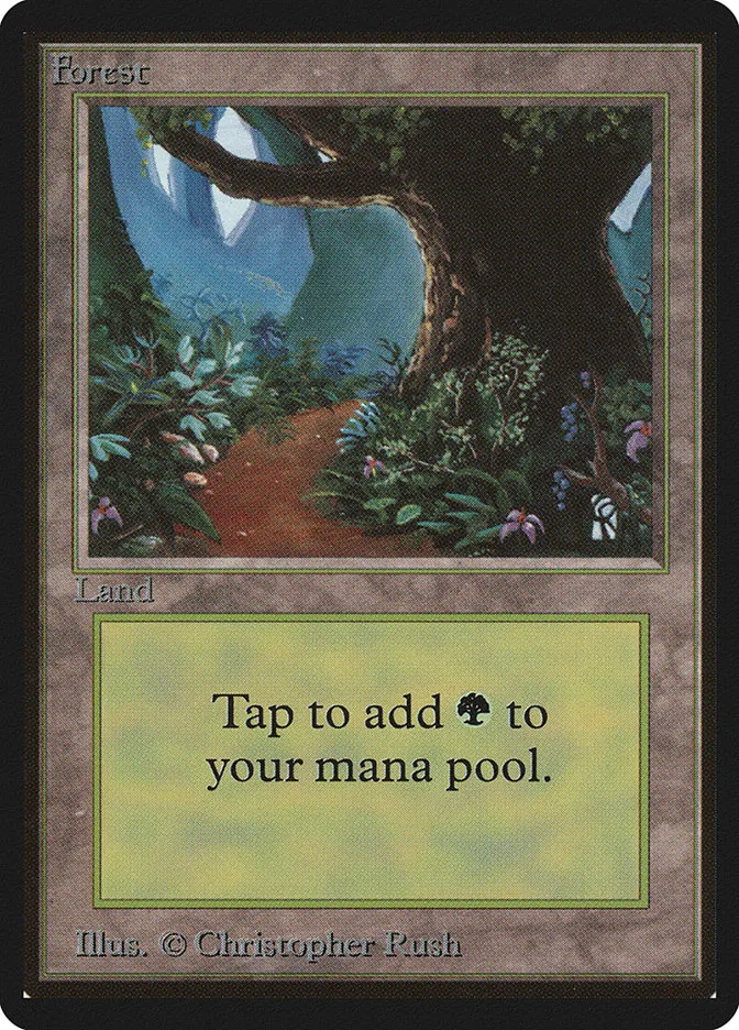 1993 Limited Edition Beta Forest common #301 common card image