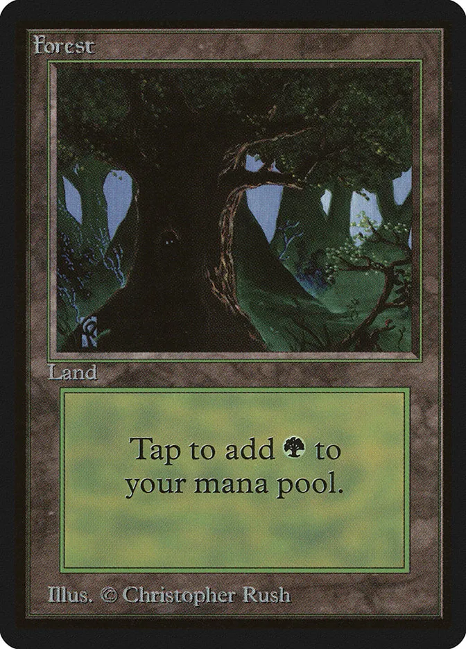 1993 Limited Edition Beta Forest common #302 common card image