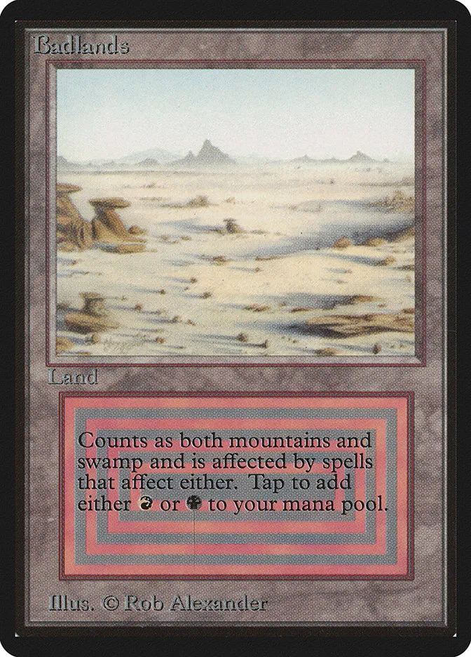 1993 Limited Edition Beta Badlands rare #278 rare card image