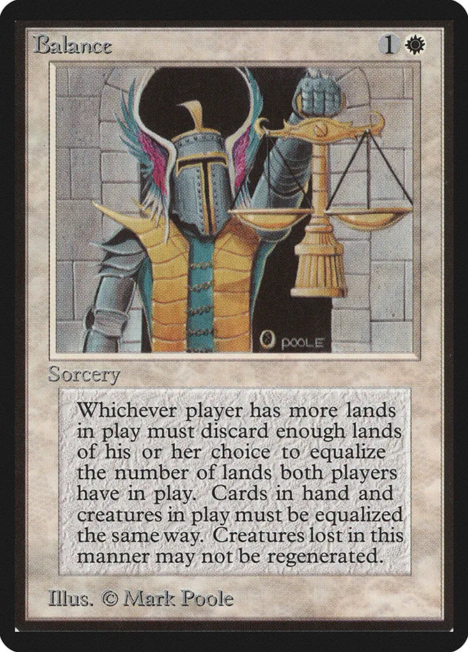 1993 Limited Edition Beta Balance rare #3 rare card image