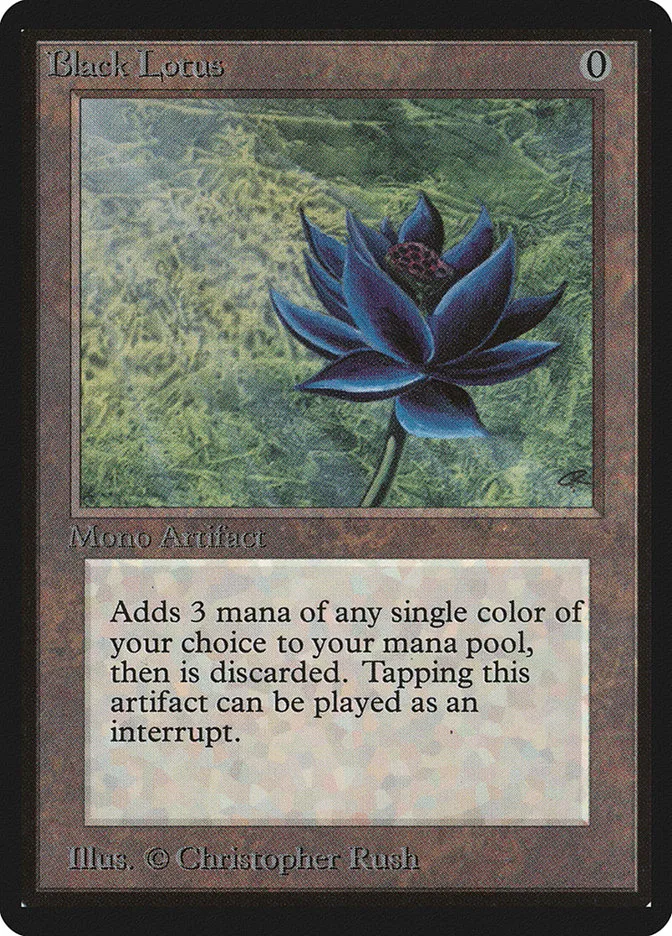 1993 Limited Edition Beta Black Lotus #233 rare card image