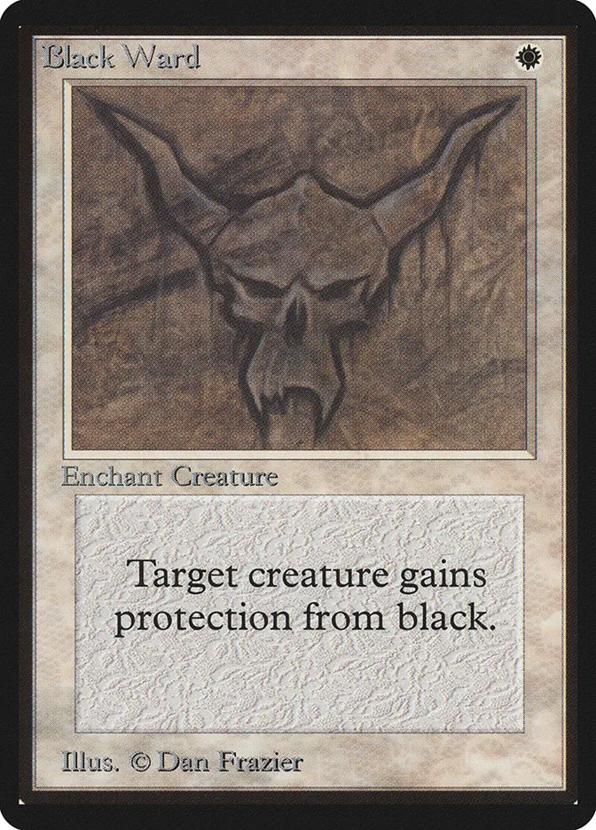 1993 Limited Edition Beta Black Ward uncommon #5 uncommon card image