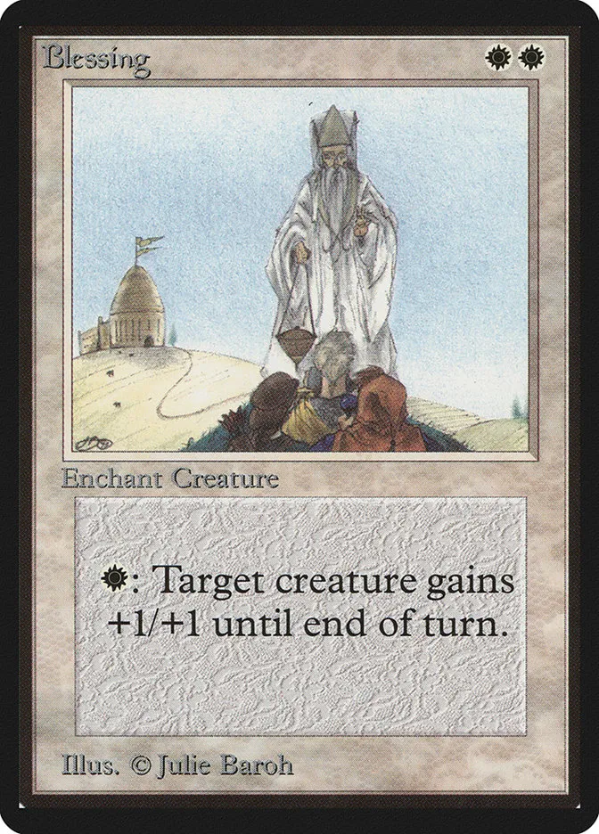 1993 Limited Edition Beta Blessing rare #7 rare card image