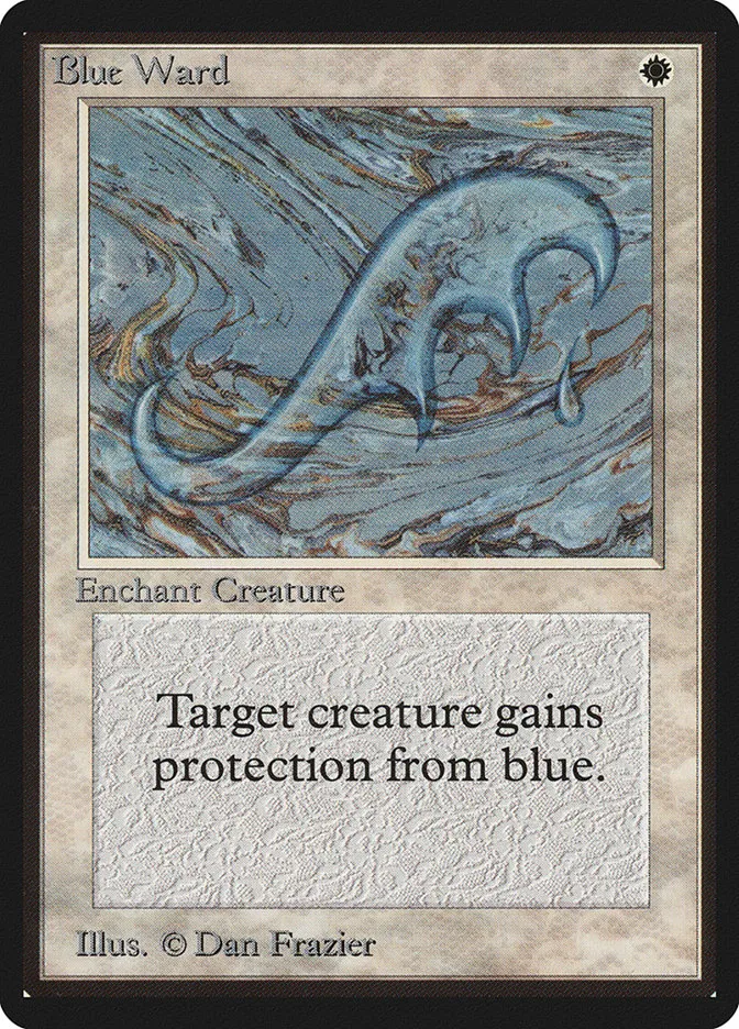 1993 Limited Edition Beta Blue Ward uncommon #8 uncommon card image