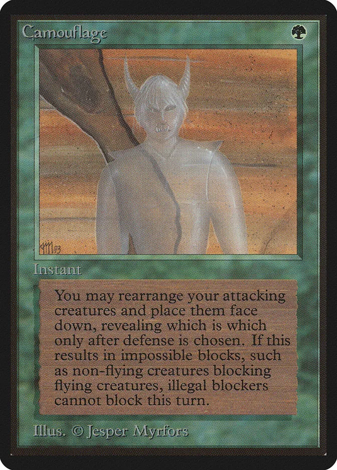 1993 Limited Edition Beta Camouflage uncommon #188 uncommon card image