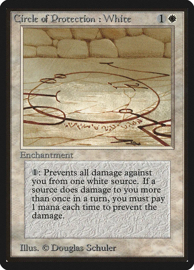 1993 Limited Edition Beta Circle of Protection: White common #14 common card image
