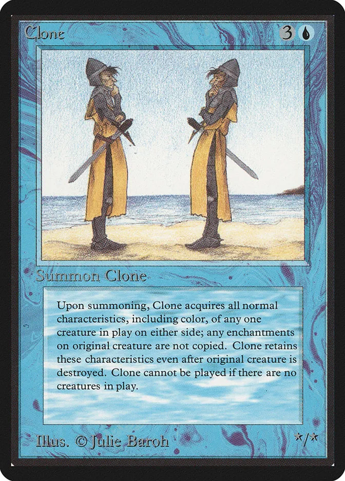 1993 Limited Edition Beta Clone uncommon #52 uncommon card image