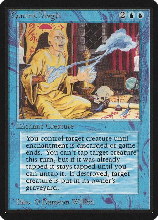 1993 Limited Edition Beta Control Magic uncommon #53 uncommon card image