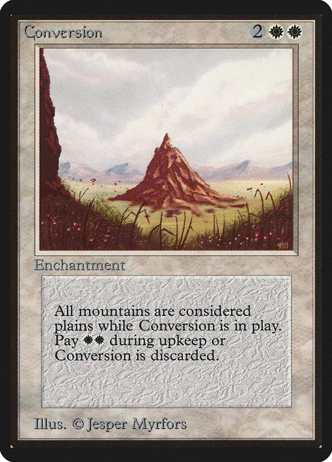1993 Limited Edition Beta Conversion uncommon #16 uncommon card image