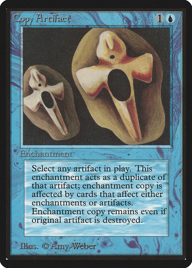 1993 Limited Edition Beta Copy Artifact rare #54 rare card image