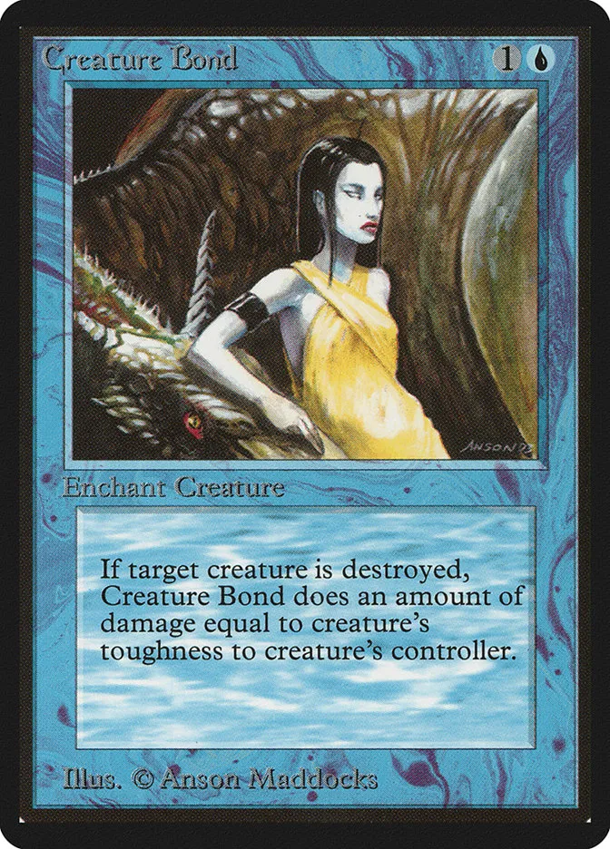 1993 Limited Edition Beta Creature Bond common #56 common card image