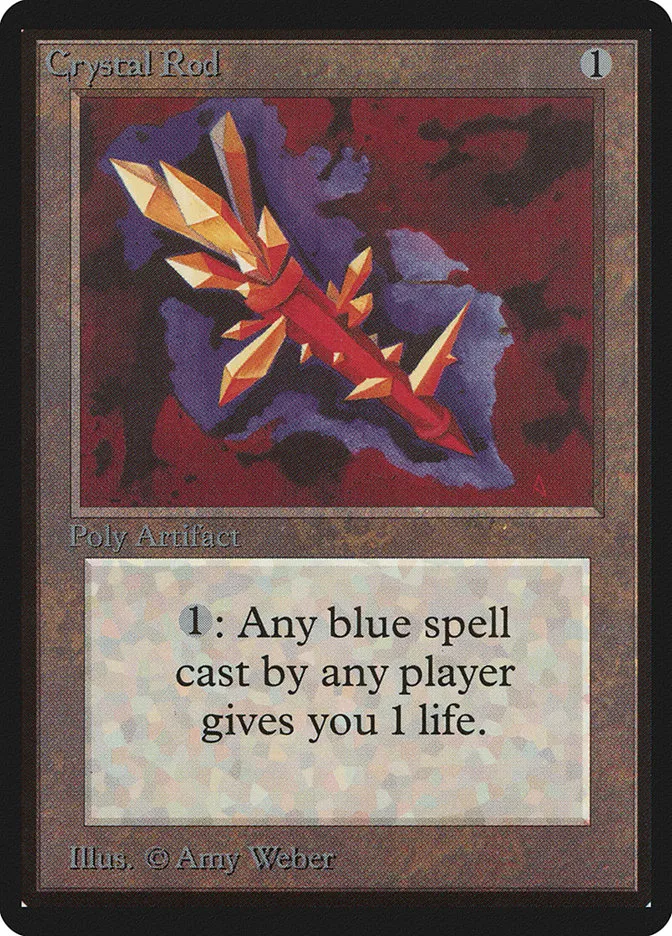 1993 Limited Edition Beta Crystal Rod uncommon #240 uncommon card image