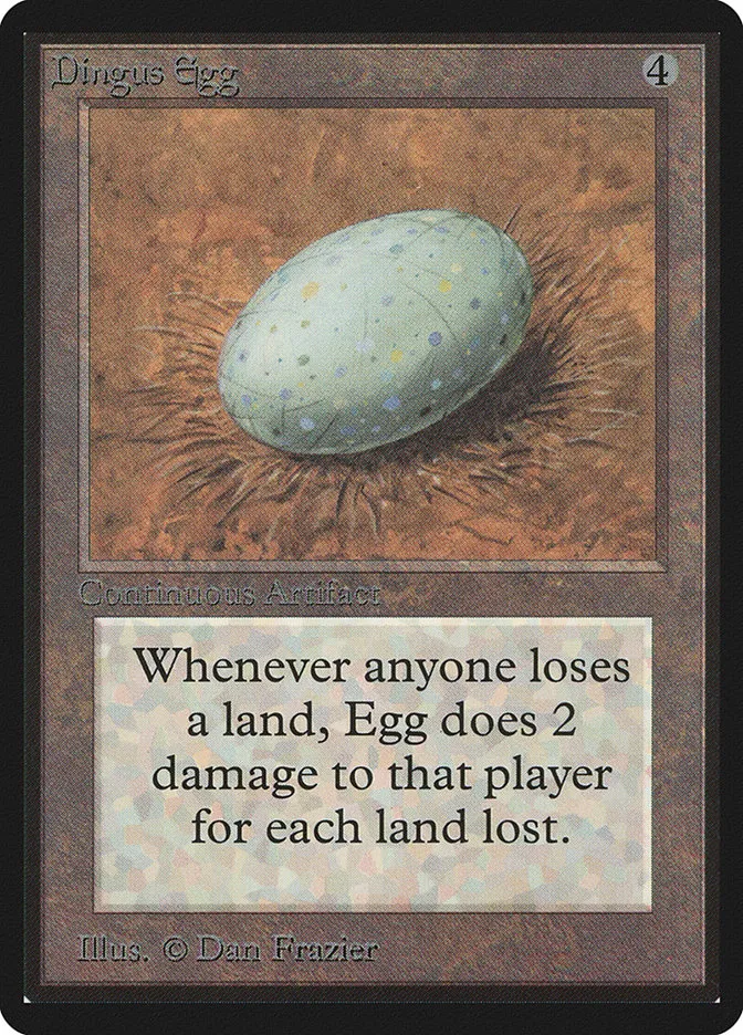 1993 Limited Edition Beta Dingus Egg rare #242 rare card image