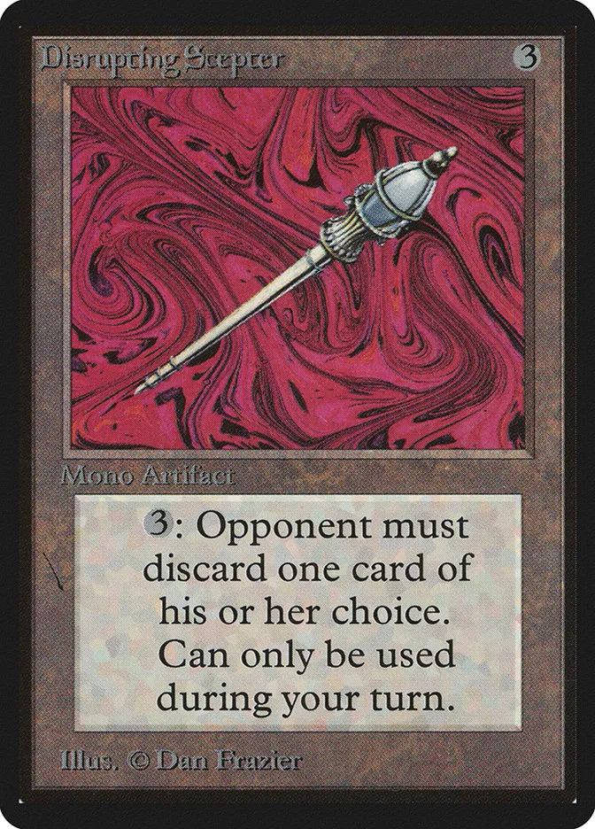 1993 Limited Edition Beta Disrupting Scepter rare #243 rare card image