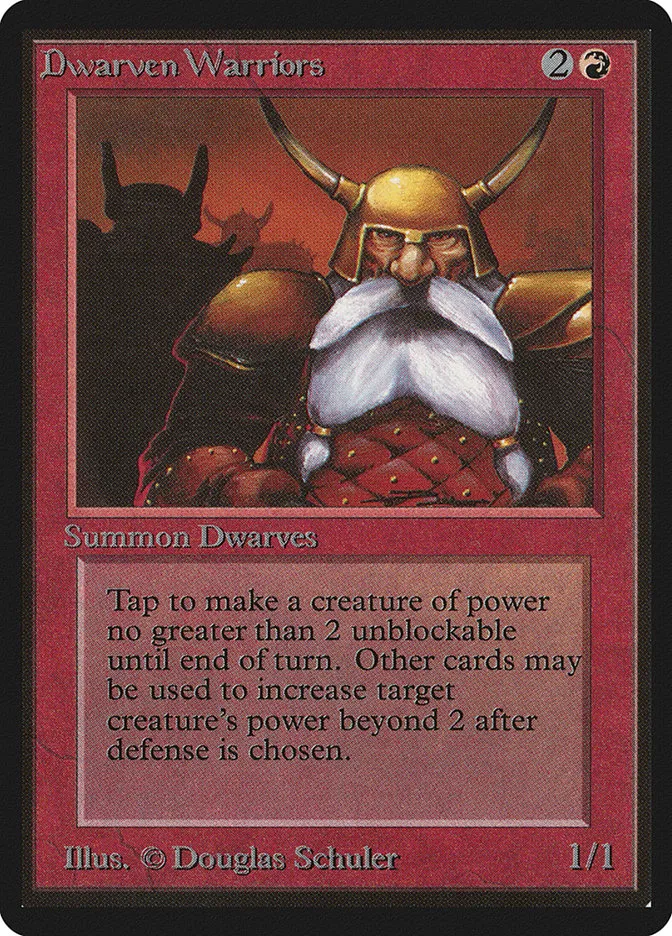 1993 Limited Edition Beta Dwarven Warriors #144 common card image