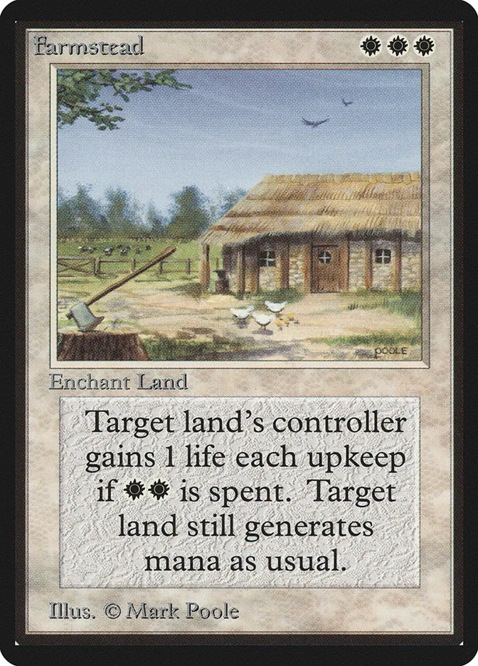 1993 Limited Edition Beta Farmstead rare #20 rare card image