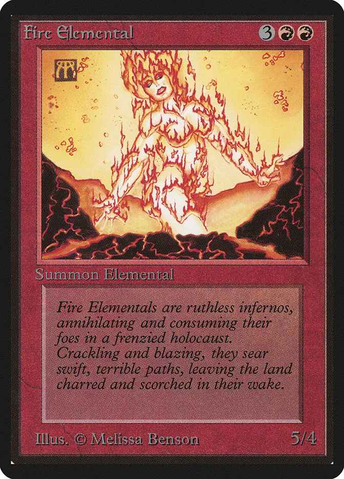 1993 Limited Edition Beta Fire Elemental uncommon #149 uncommon card image
