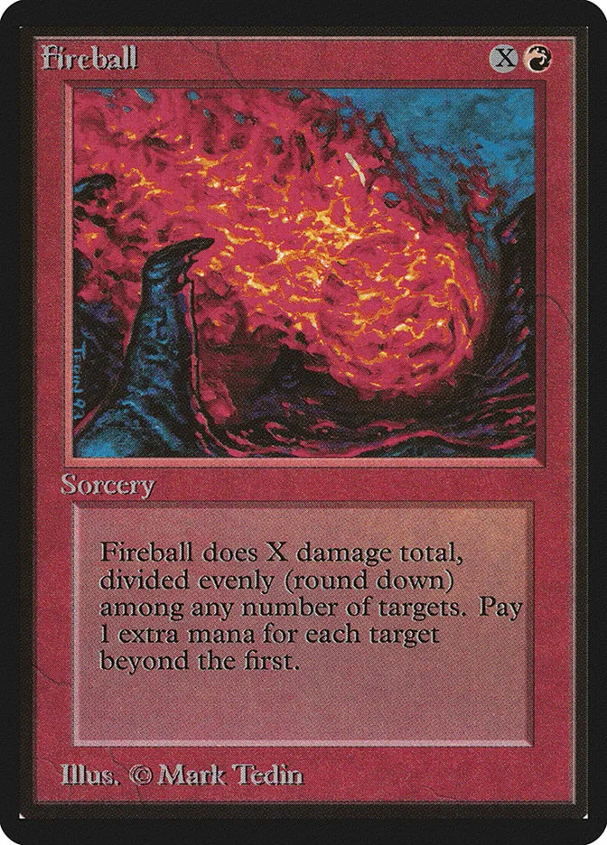 1993 Limited Edition Beta Fireball #150 common card image