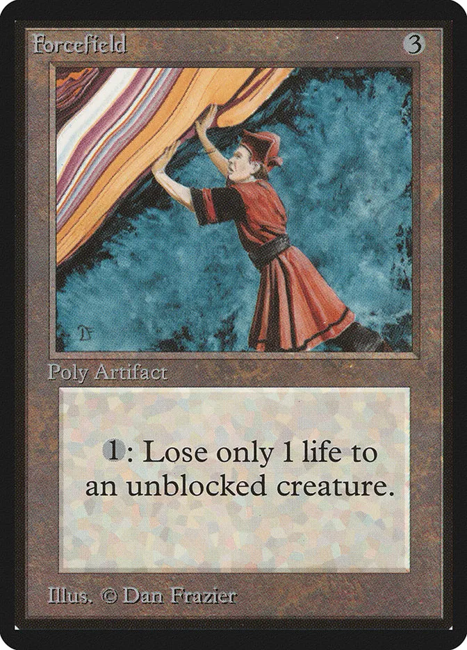 1993 Limited Edition Beta Forcefield rare #244 rare card image
