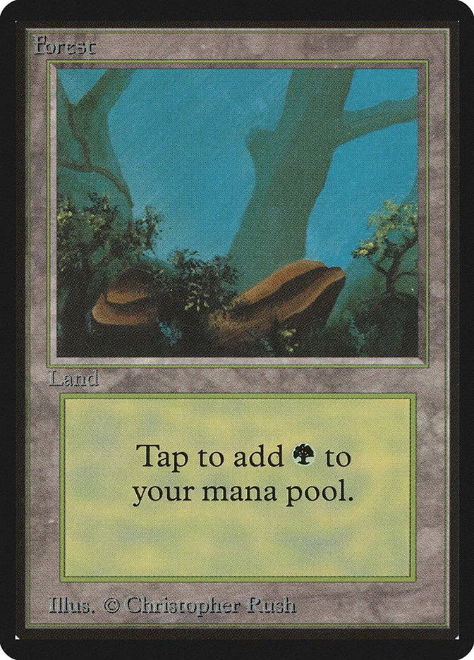 1993 Limited Edition Beta Forest common #300 common card image