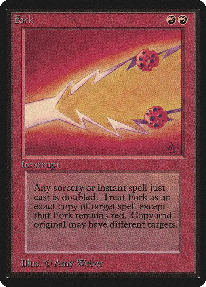 1993 Limited Edition Beta Fork rare #153 rare card image