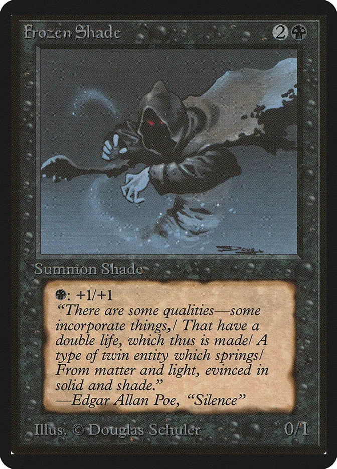 1993 Limited Edition Beta Frozen Shade #110 common card image