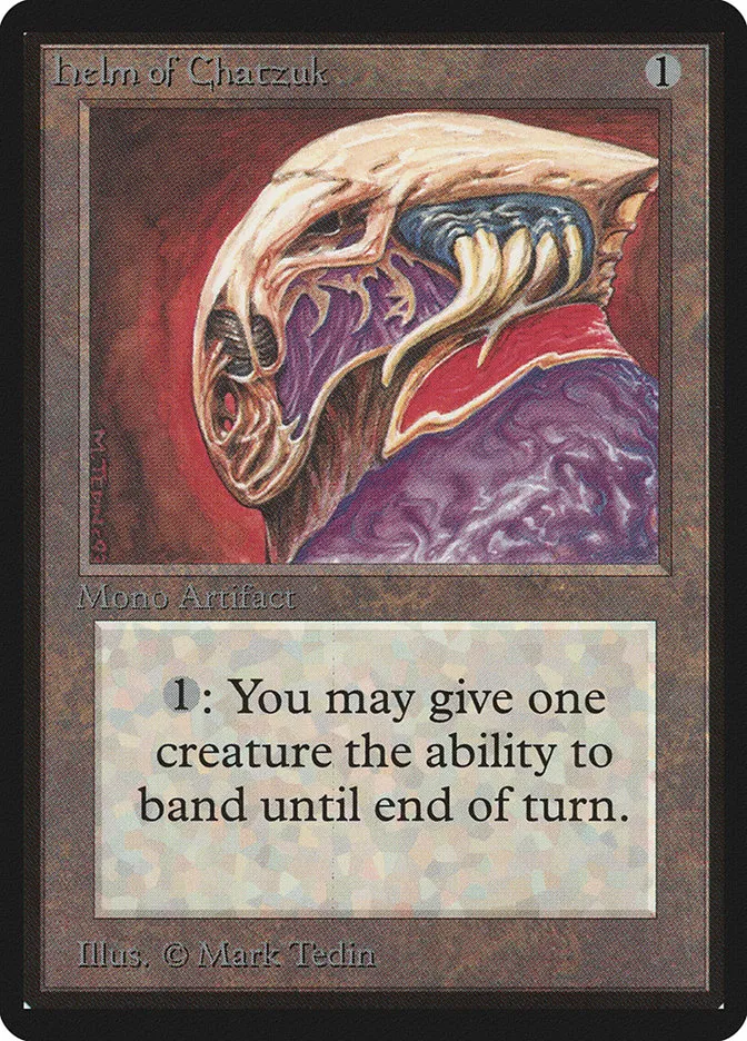 1993 Limited Edition Beta Helm of Chatzuk rare #247 rare card image