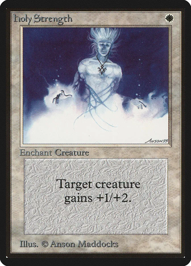 1993 Limited Edition Beta Holy Strength common #25 common card image
