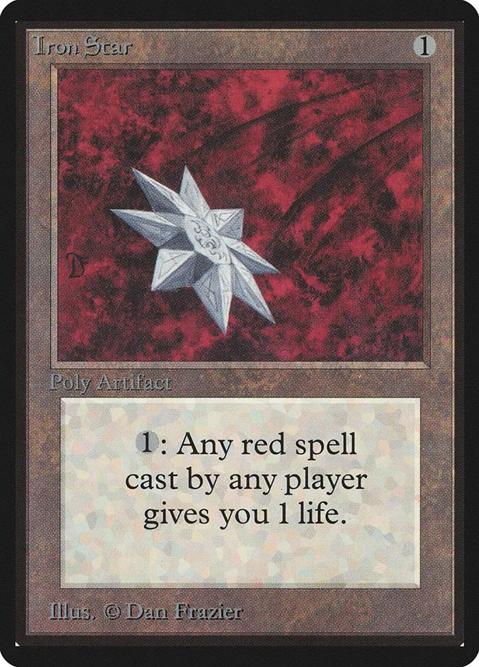 1993 Limited Edition Beta Iron Star uncommon #251 uncommon card image