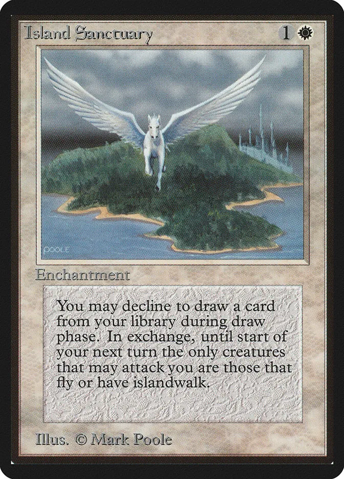 1993 Limited Edition Beta Island Sanctuary rare #26 rare card image