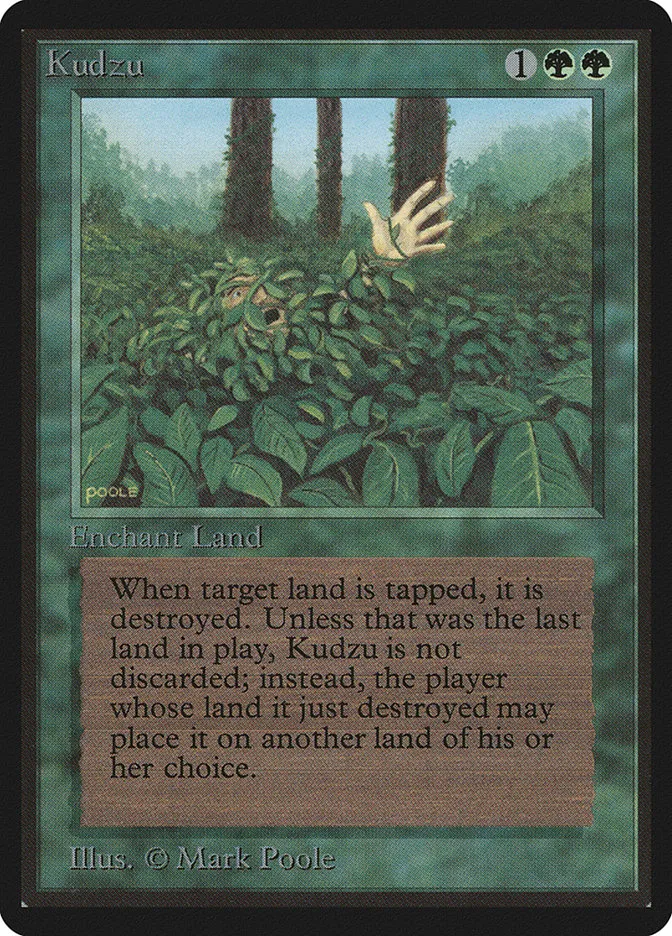 1993 Limited Edition Beta Kudzu rare #205 rare card image