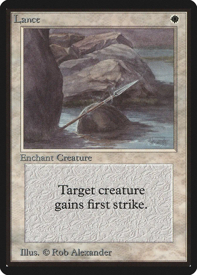 1993 Limited Edition Beta Lance uncommon #28 uncommon card image