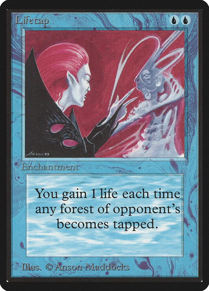 1993 Limited Edition Beta Lifetap uncommon #62 uncommon card image