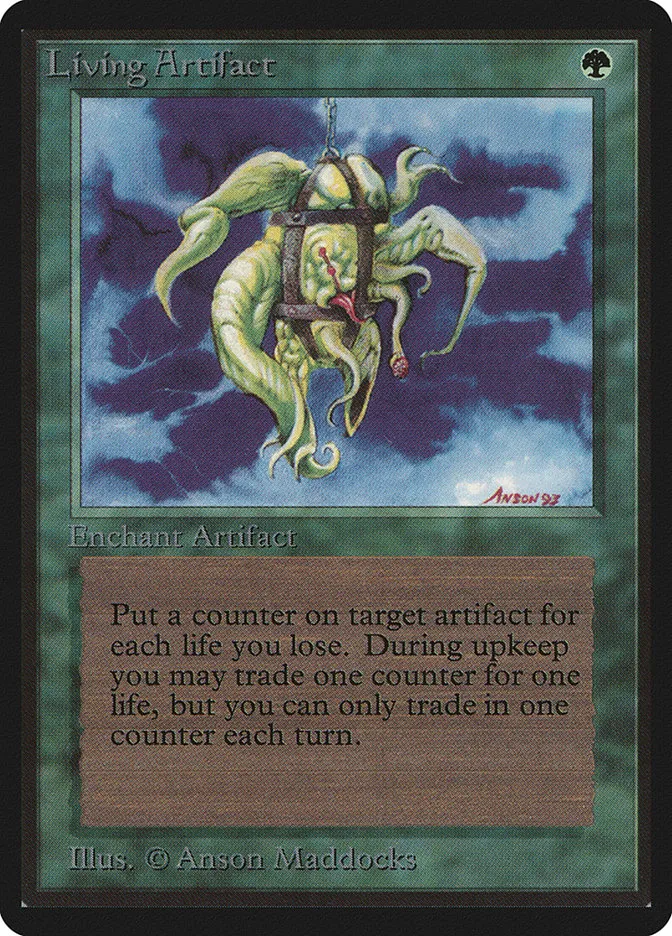1993 Limited Edition Beta Living Artifact rare #209 rare card image