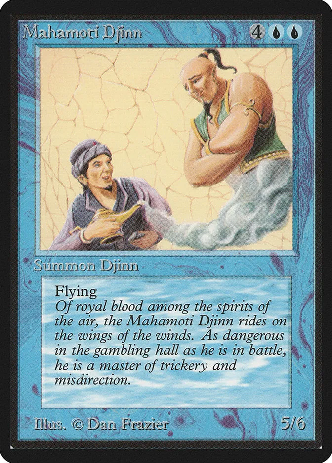 1993 Limited Edition Beta Mahamoti Djinn rare #65 rare card image