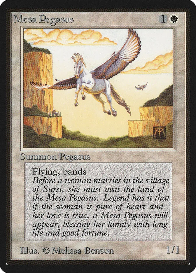 1993 Limited Edition Beta Mesa Pegasus common #29 common card image