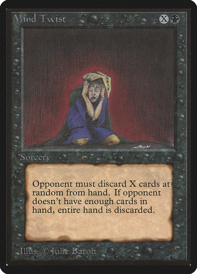 1993 Limited Edition Beta Mind Twist rare #116 rare card image